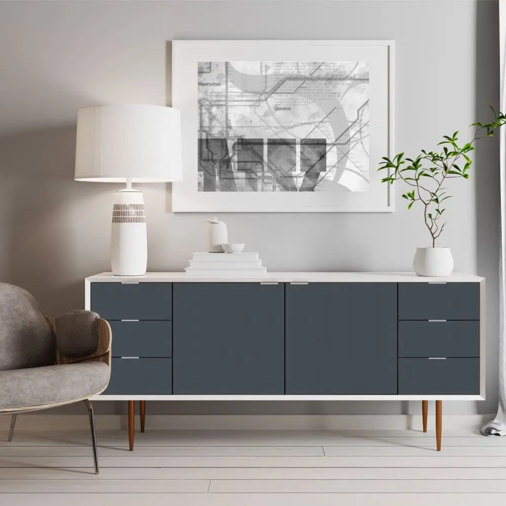 Ebenholz „Blue Ebony“ – Klebefolie in Holzoptik