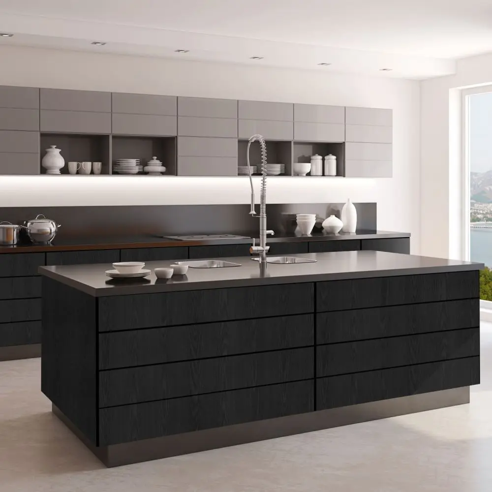 Holzdekor „Faded Grey“ – Klebefolie in Holzoptik