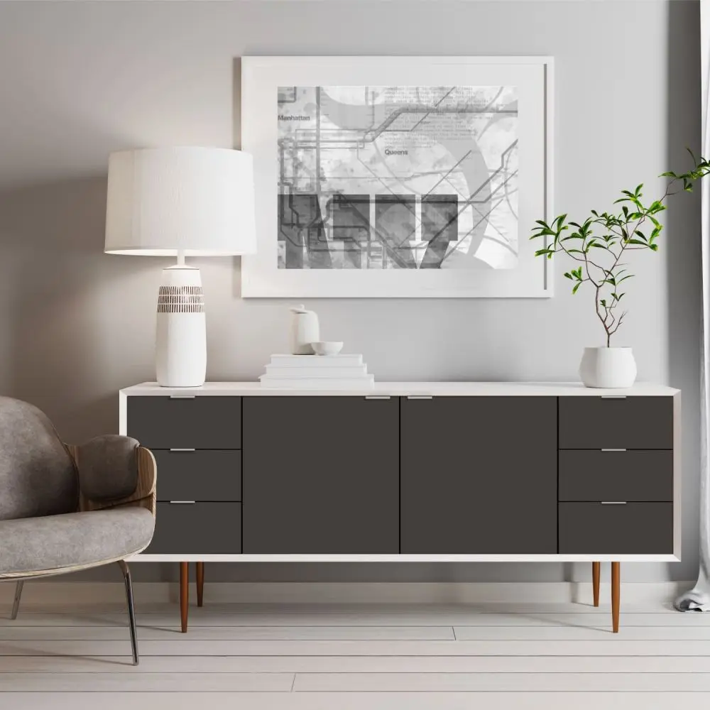 Farbe „Graphit“ – Klebefolie in Unifarbe