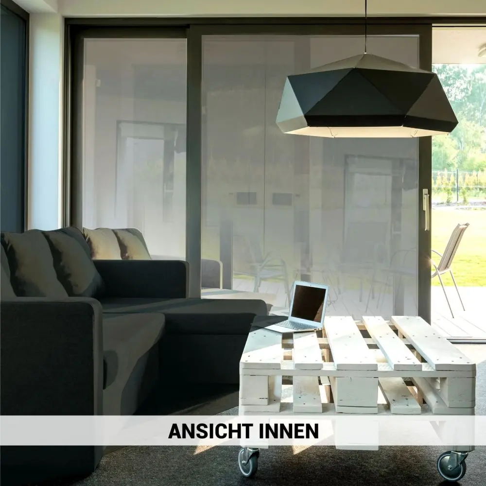 Sonnenschutzfolie innen SOL-si01 silber tiefdunkel