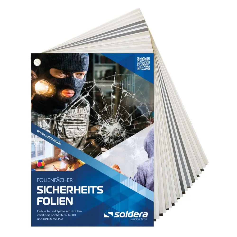 Musterfächer Sicherheitsfolie