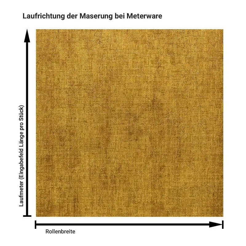 Stoff „Yellow Gold“ – Klebefolie in Stoffoptik