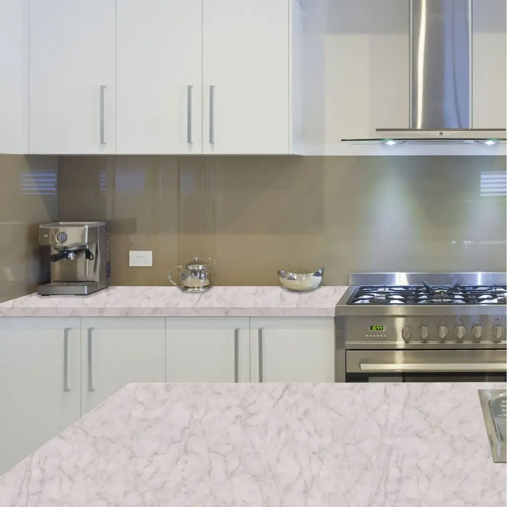 Marmor „Imperial White“ – Klebefolie in Dekorfolie