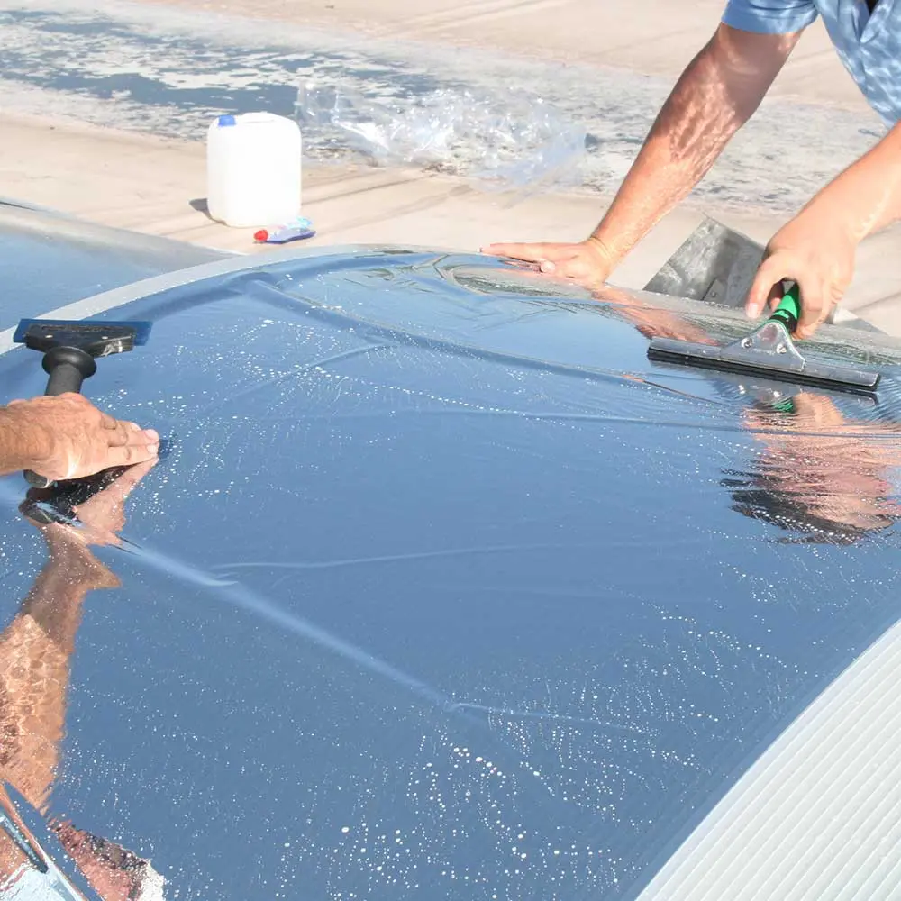 Polycarbonatfolie silber