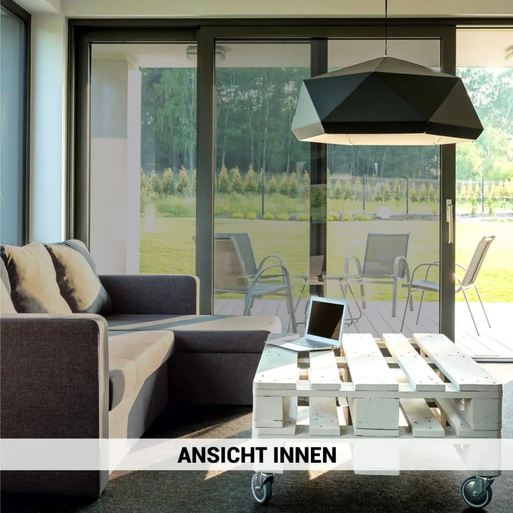 Sonnenschutzfolie statisch SOL-st50 silber hell, innen