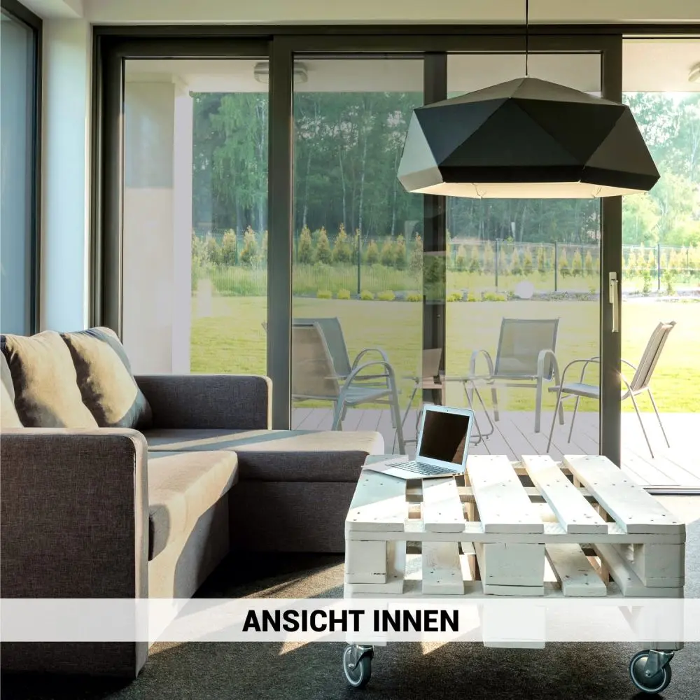 Sonnenschutzfolie innen SOL-50 silber hell