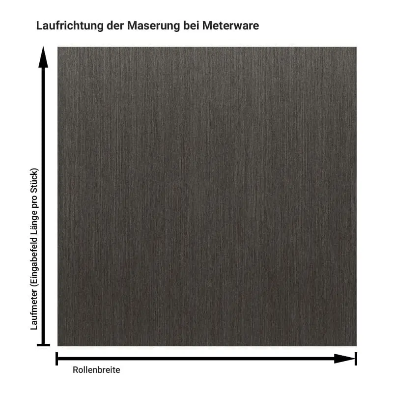 Metall „Dark Silver“ – Klebefolie in Metalloptik