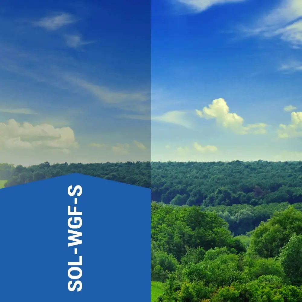 Wintergartenfolie außen SOL-WGF-S für Senkrechtverglasung