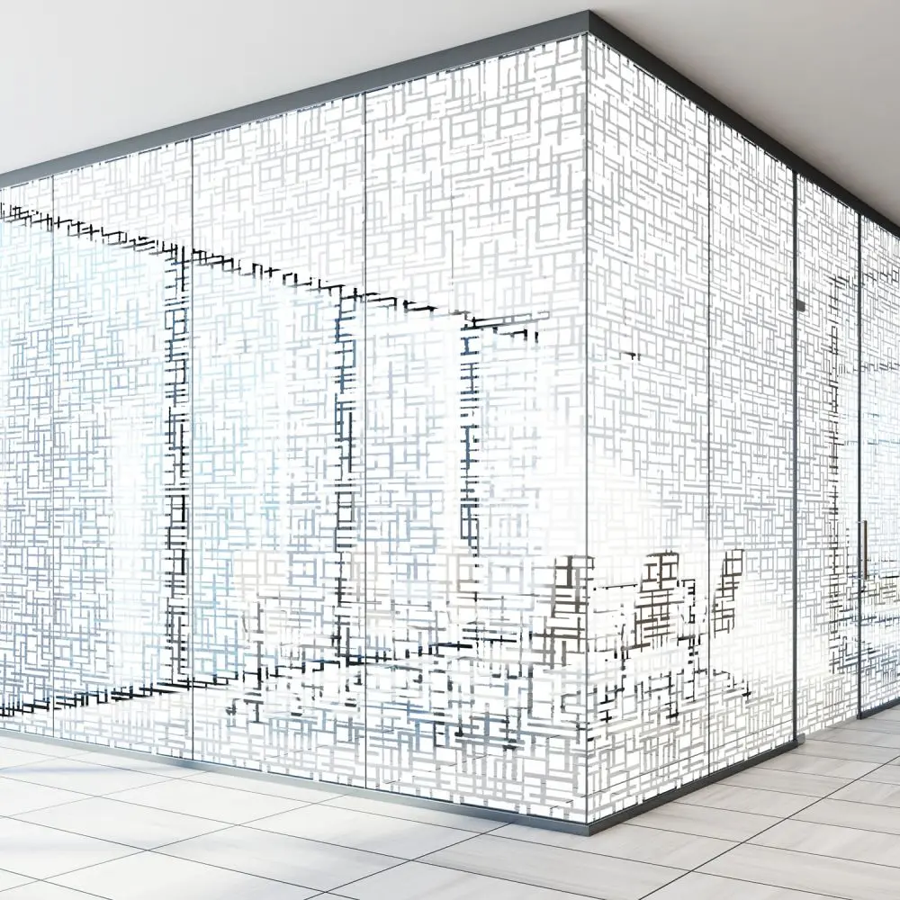 Milchglasfolie SOL-DF13 Geometrie