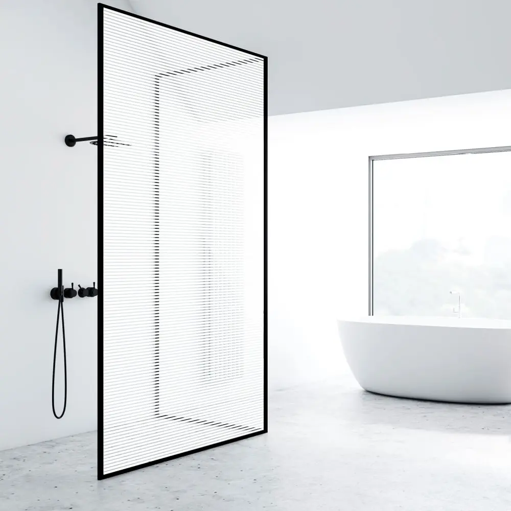 Milchglasfolie SOL-DF11 weiße Streifen 10 mm