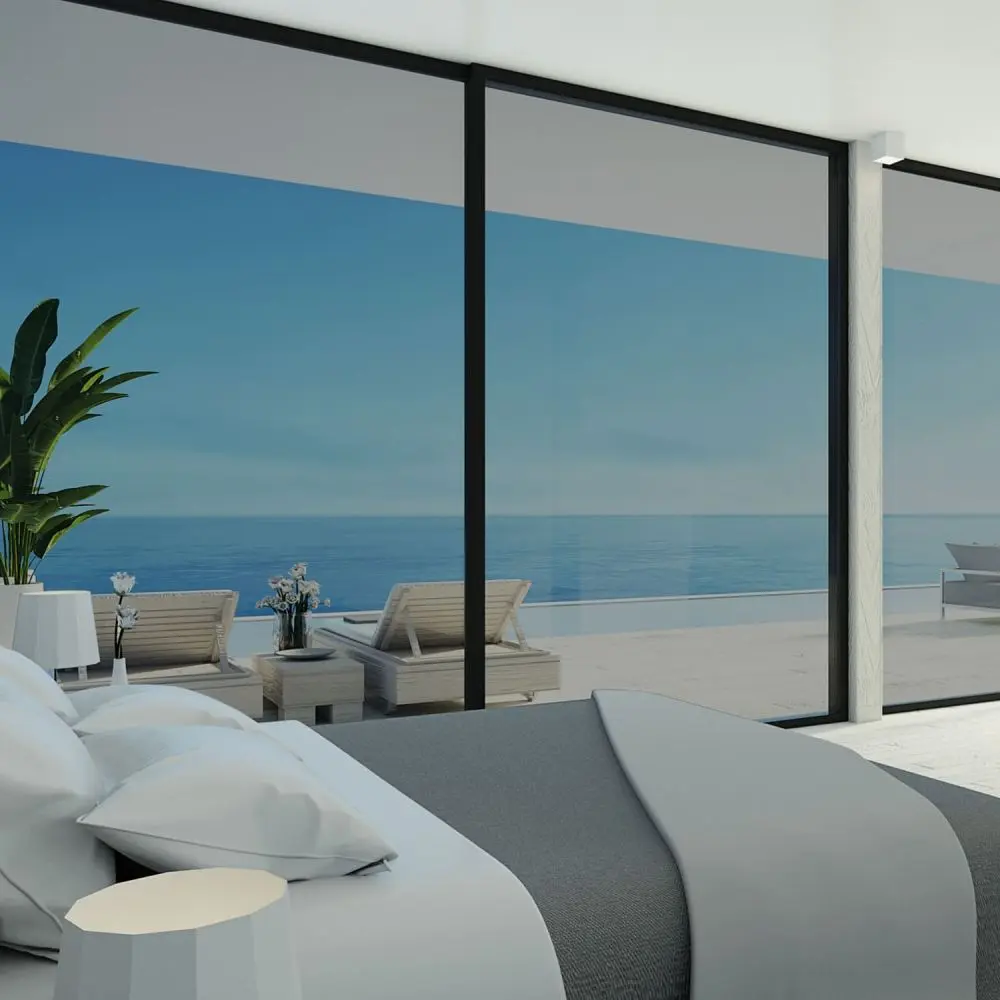 Sonnenschutz- & Sicherheitsfolie SOL-35-4mil silber mittel