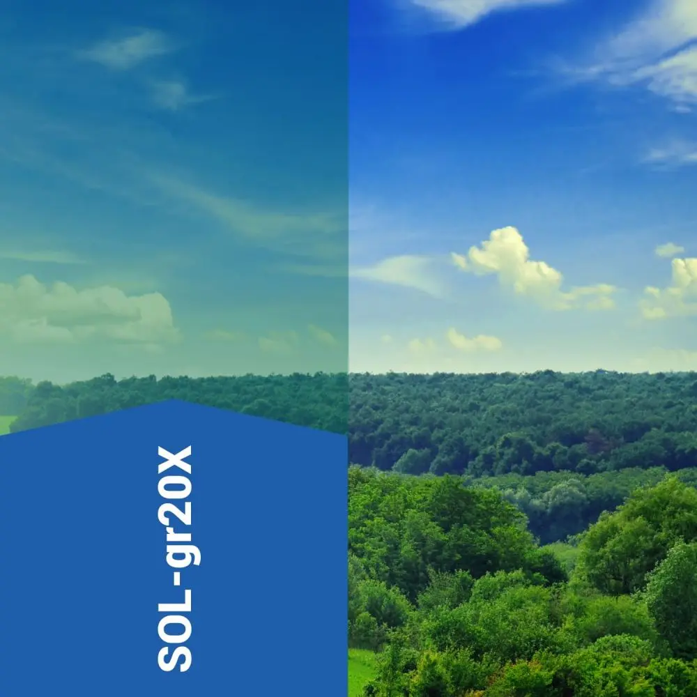 Spiegelfolie außen SOL-MIRgr20X grün dunkel