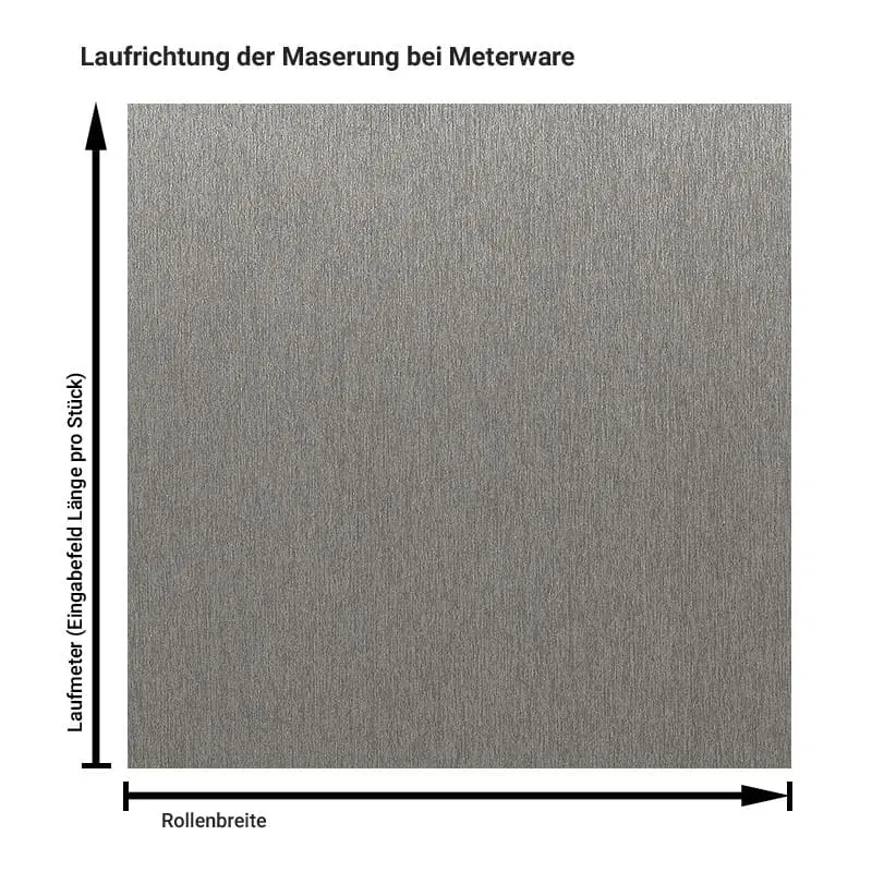 Metall „Hard Graphite“ – Klebefolie in Metalloptik