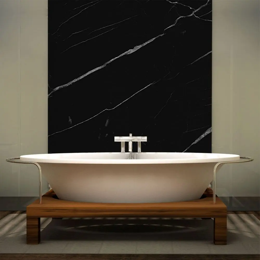 Marmor „Nero Marquina“ – Klebefolie in Dekorfolie