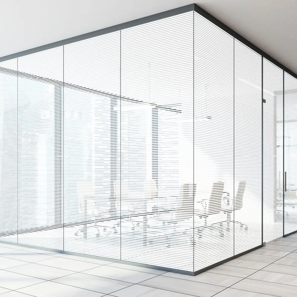 Milchglasfolie SOL-DF11 weiße Streifen 10 mm