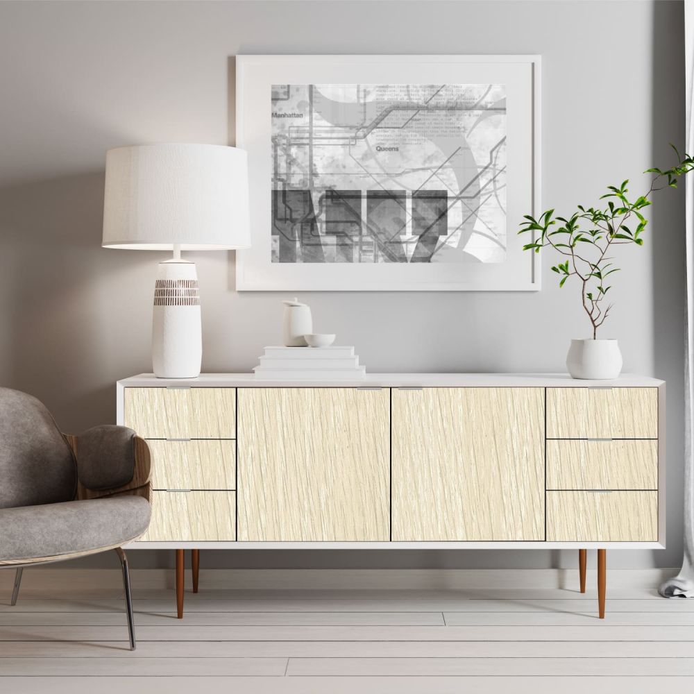 Eiche „Cream Oak“ – Klebefolie in Holzoptik