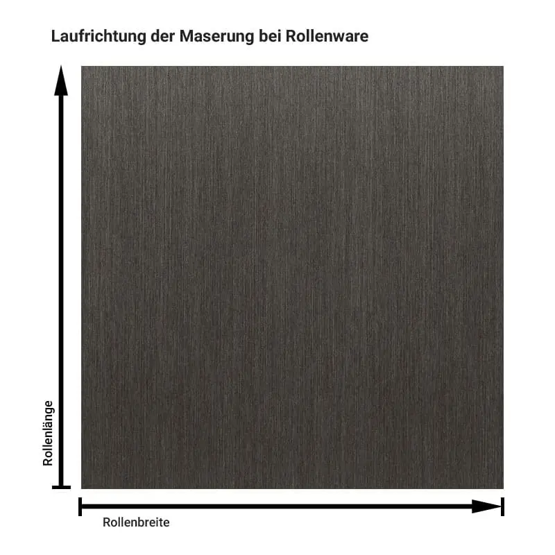 Metall „Dark Silver“ – Klebefolie in Metalloptik