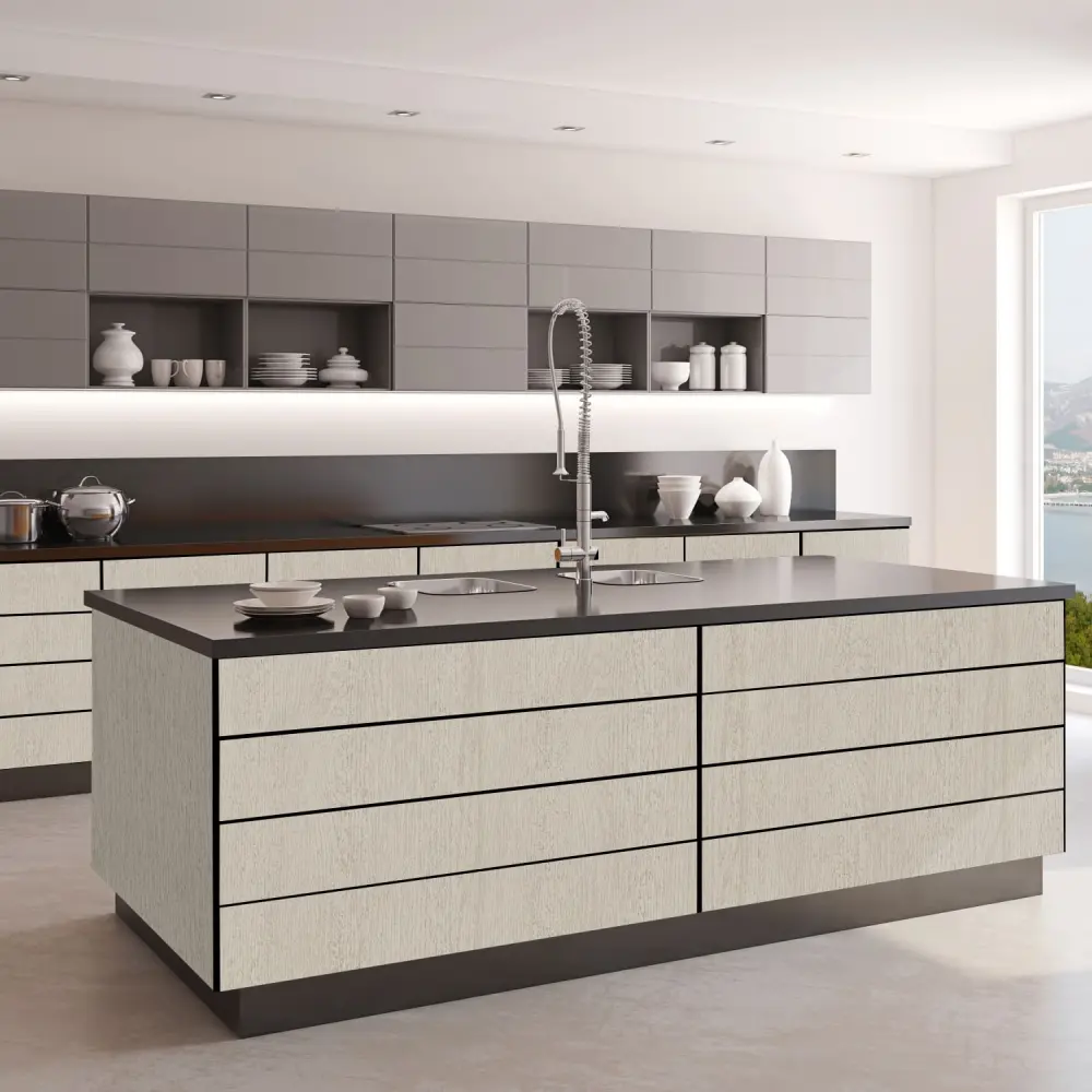 Holzdekor „Crispy Beige“ – Klebefolie in Holzoptik