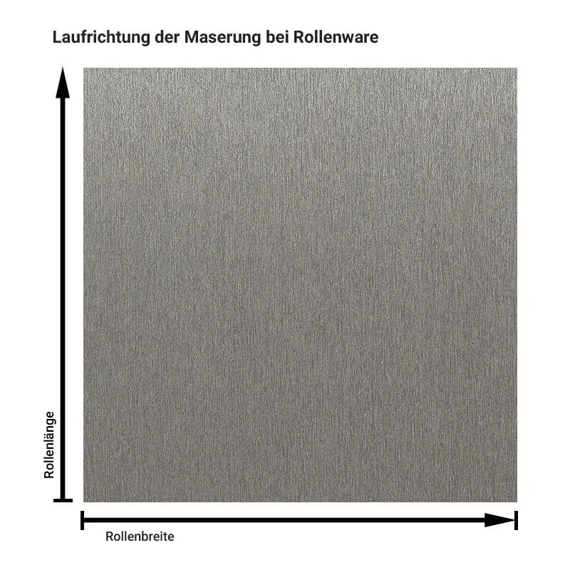 Metall „Hard Graphite“ – Klebefolie in Metalloptik